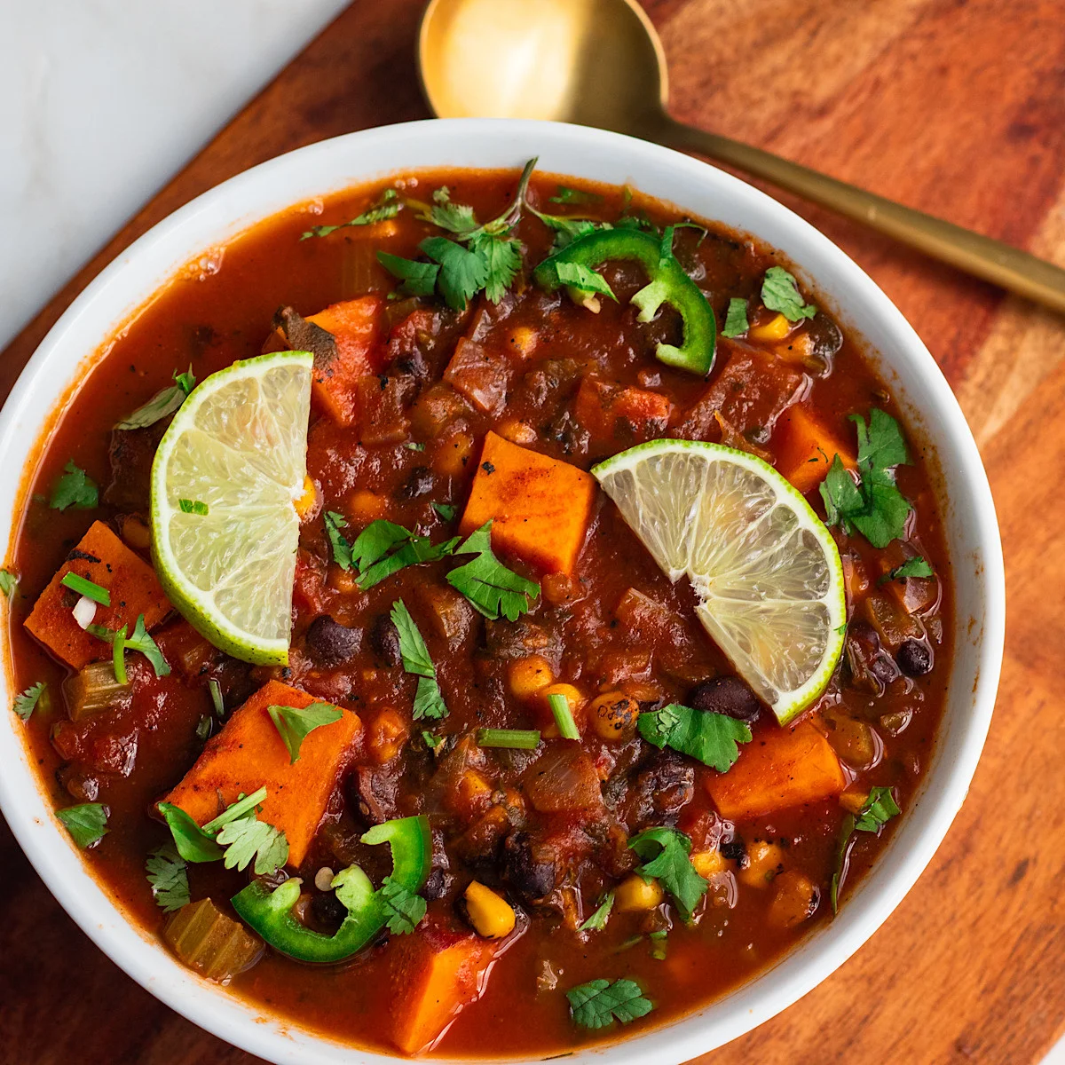 Sweet Potato and Black Bean Soup