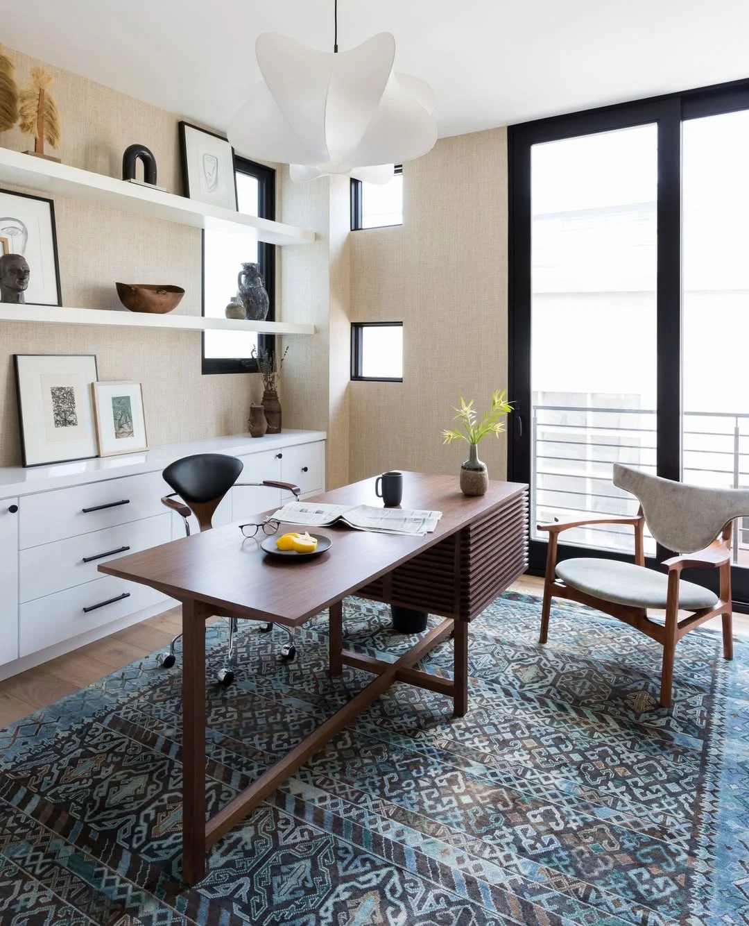 Mid-Century Modern Bachelor Pad Office