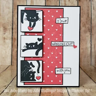 Playful Kitty Valentine's Day Card