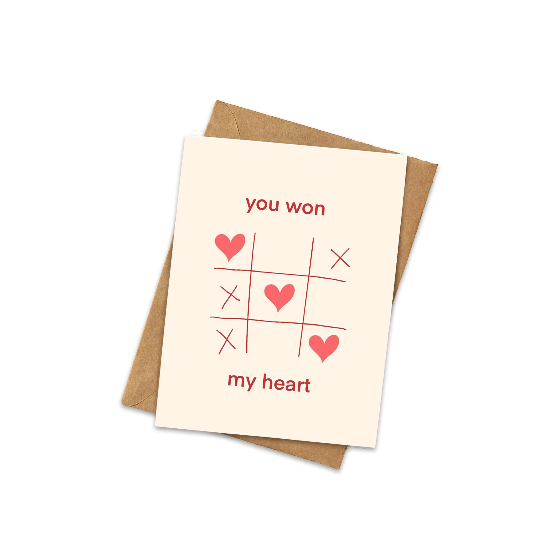 Tic-Tac-Toe Valentine's Day Card